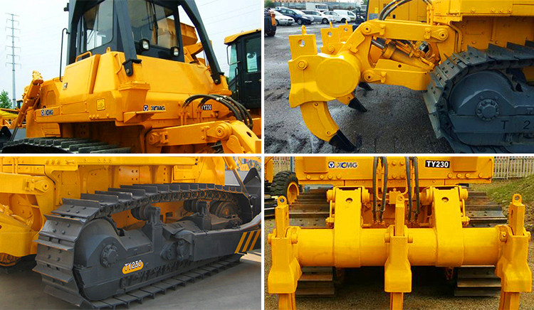 XCMG manufacturer small crawler dozer machine TY230 China new mini 230HP hydraulic bulldozer price